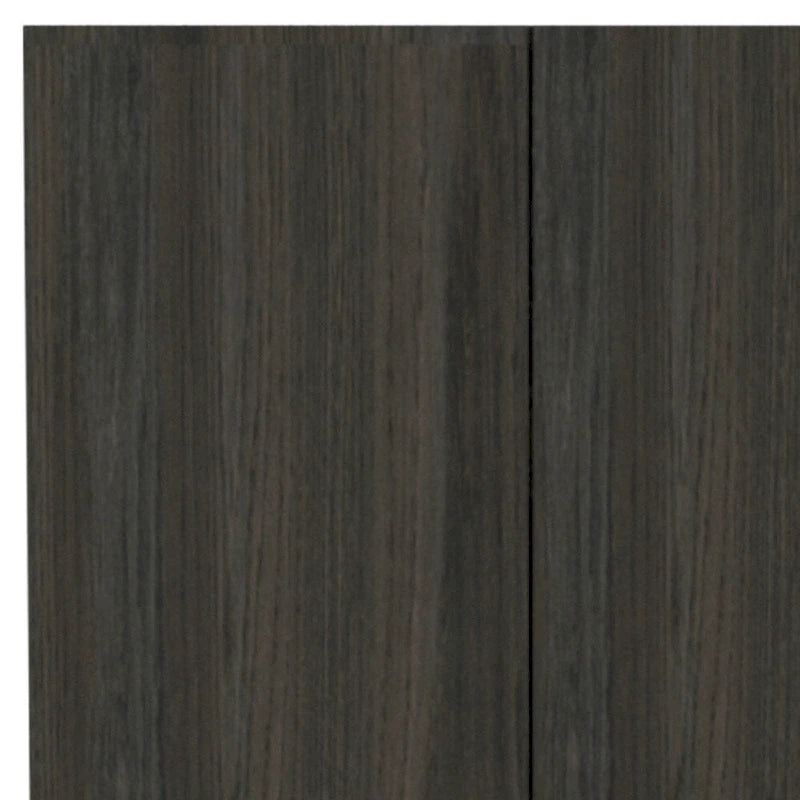71" Dark Brown Wood Pantry Storage Cabinet - 23.6"W x 70.8"H x 11.8"D