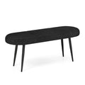 Gymax 47 Upholstered Entryway Bench w/ Padded Seat & Heavy-duty