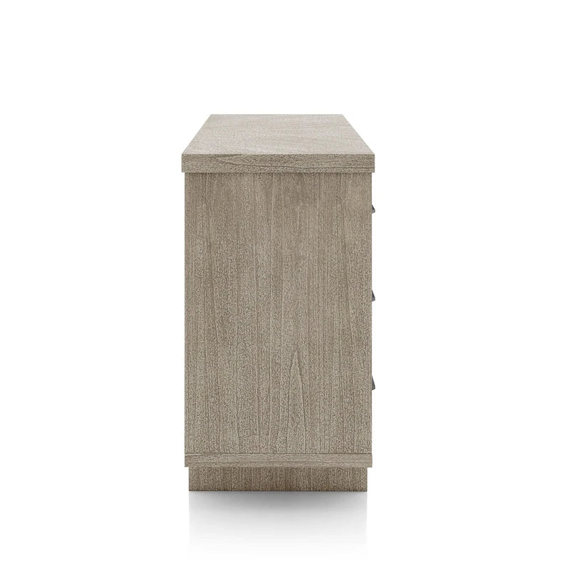 Yetaria Modern Farmhouse 60" Solid Wood Buffet Sideboard with Soft-Close Doors