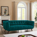 Confor Modern Chesterfield Velvet Living Room Couch