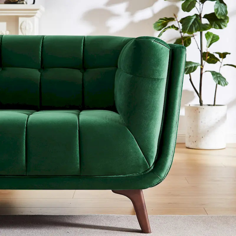 Confor Modern Chesterfield Velvet Living Room Couch