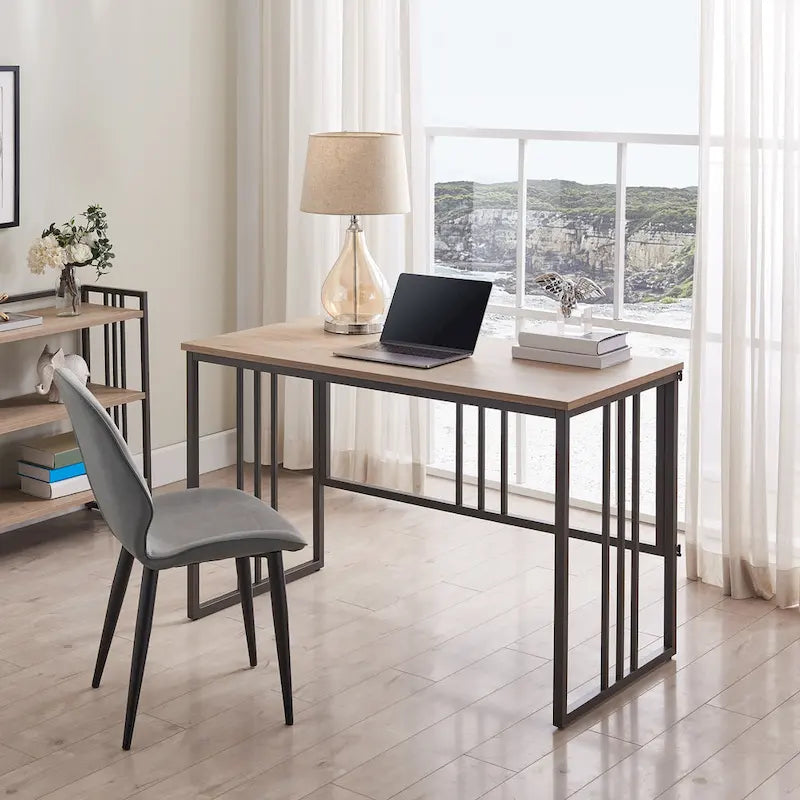Collapsible Slatted Mission Writing Computer Desk