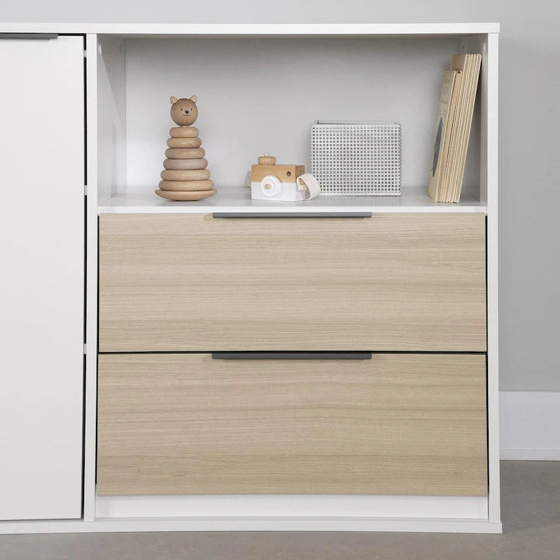 South Shore Hourra 2-Drawer Dresser with Door