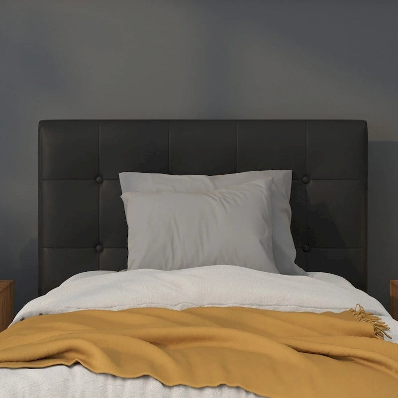 Button Tufted Upholstered Headboard