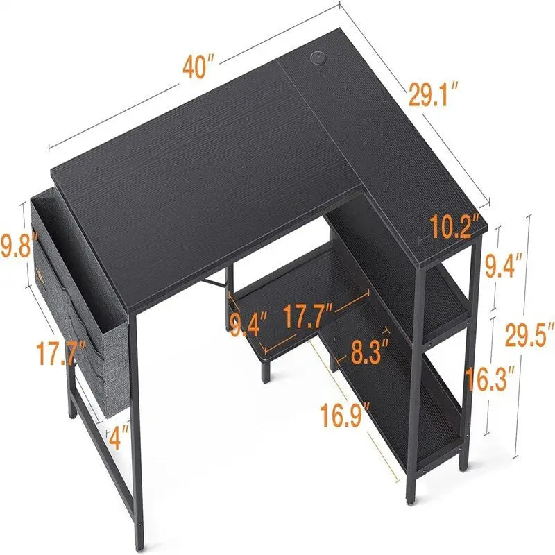 Small L Shaped Computer Desk